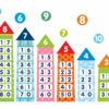 Стенд “Склад числа” кольорові домівки