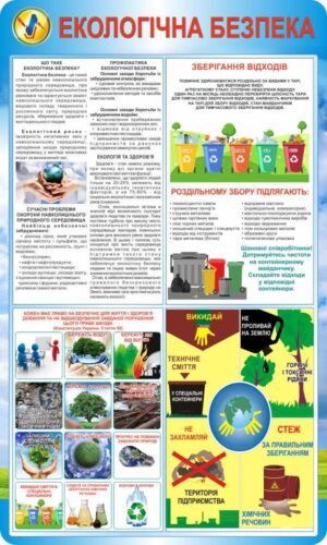 Стенд інформаційний “Екологічна безпека”